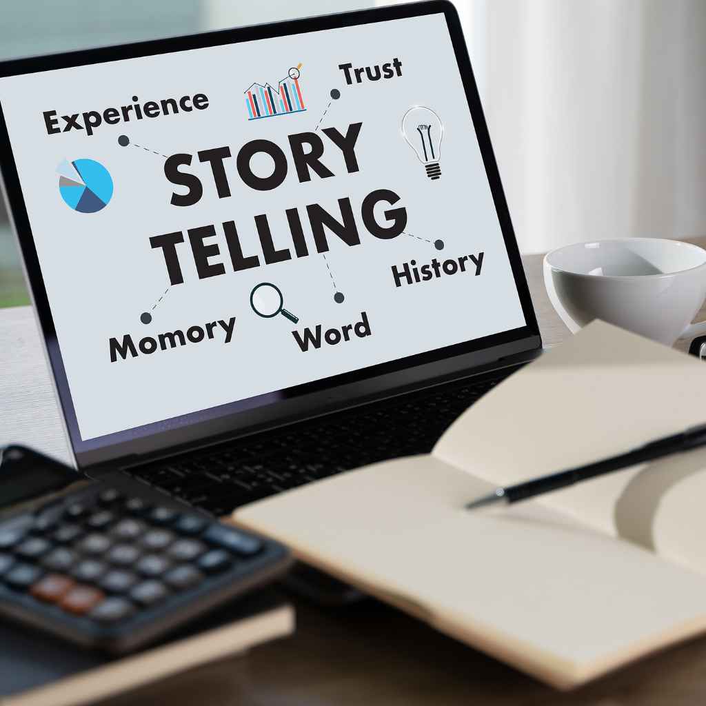 content creation by story telling