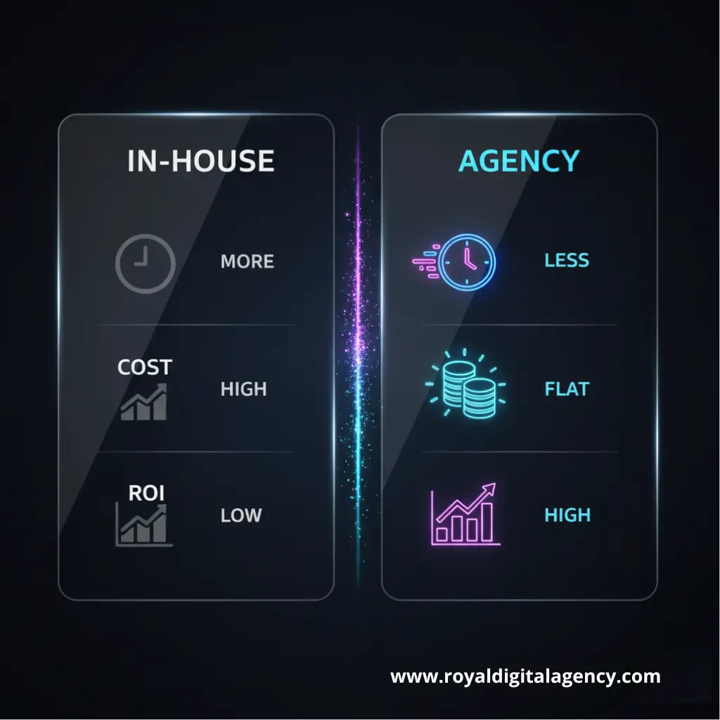 In-House Team vs. Lead Generation Agency Which Wins - Royaldigitalagency