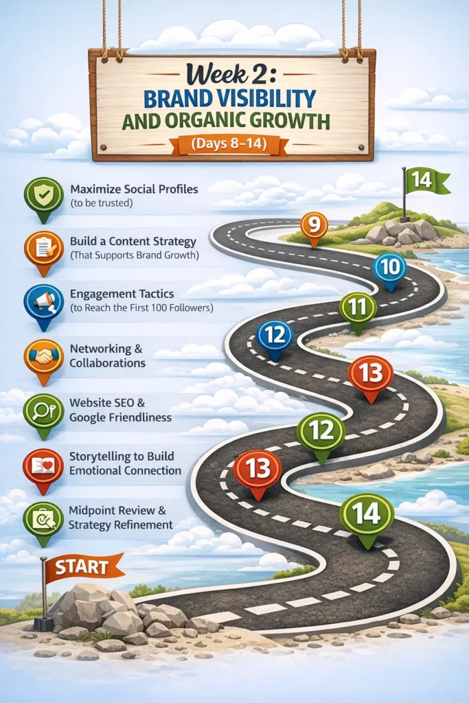 How to Build a Brand in 21 Days - Week 2 Brand Visibility and Organic Growth Days 8-14 - RDA