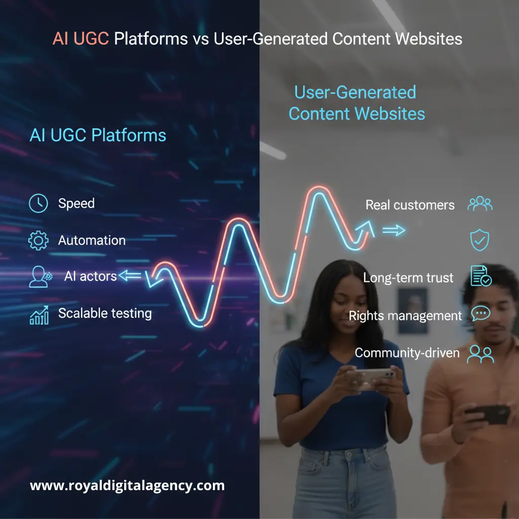User Generated Content Websites UGC Vs AI Powered UGC Platform - RDA