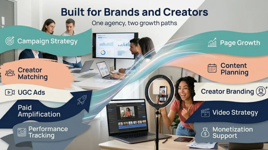 Services for Brands Vs Services for Facebook Creators - RDA