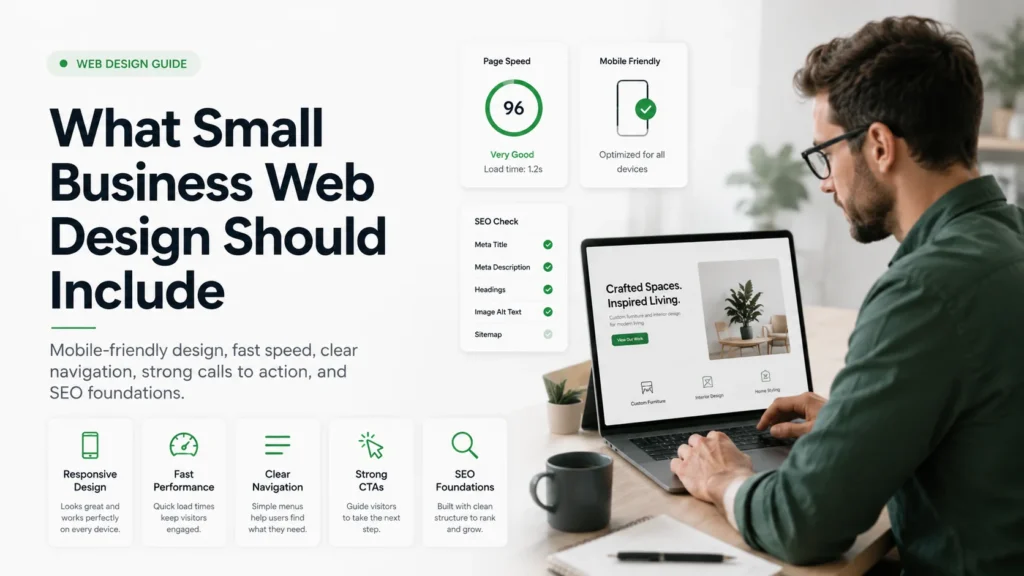 What Small Business Web Design Should Include - RDA